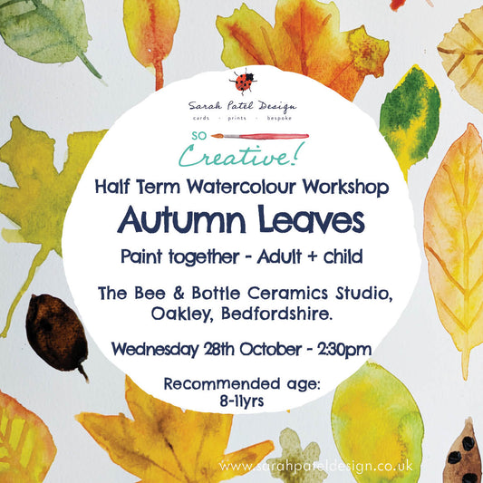 Watercolour Workshop - Autumn Leaves