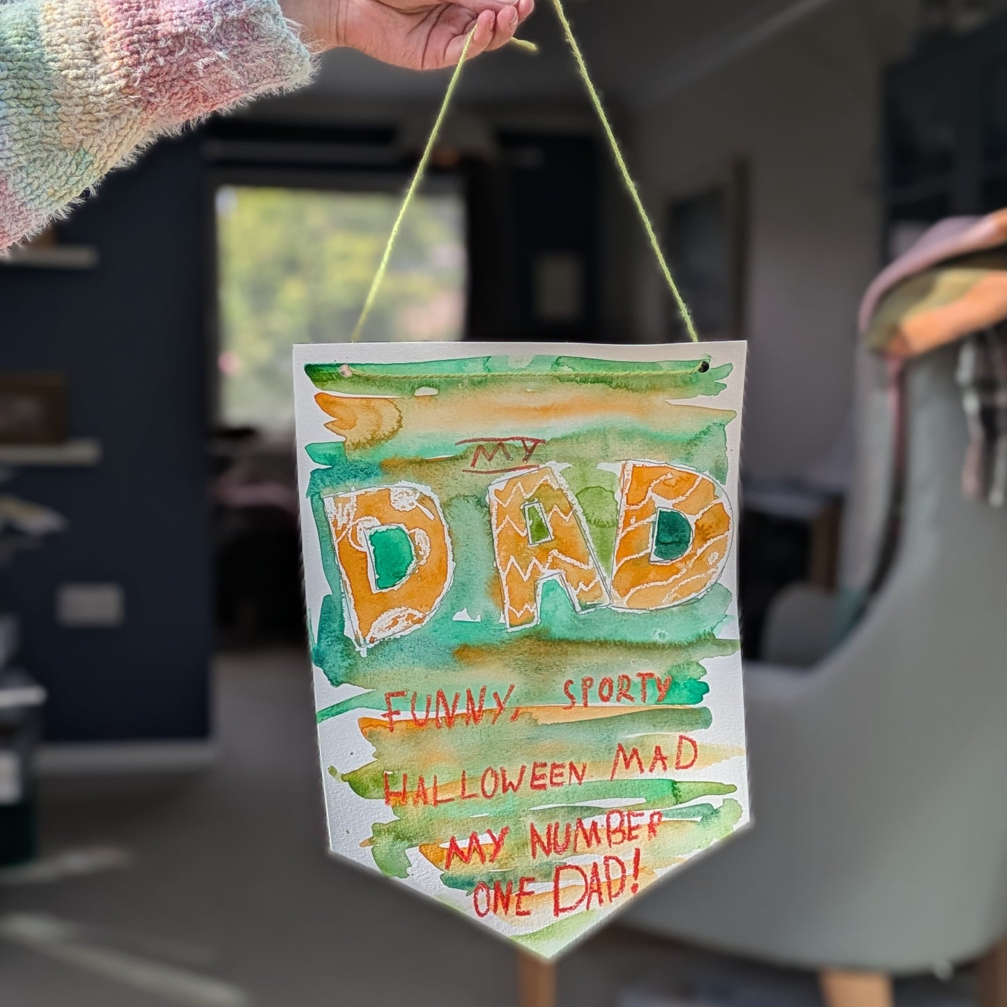 Watercolour Workshop - Father's Day Pennants