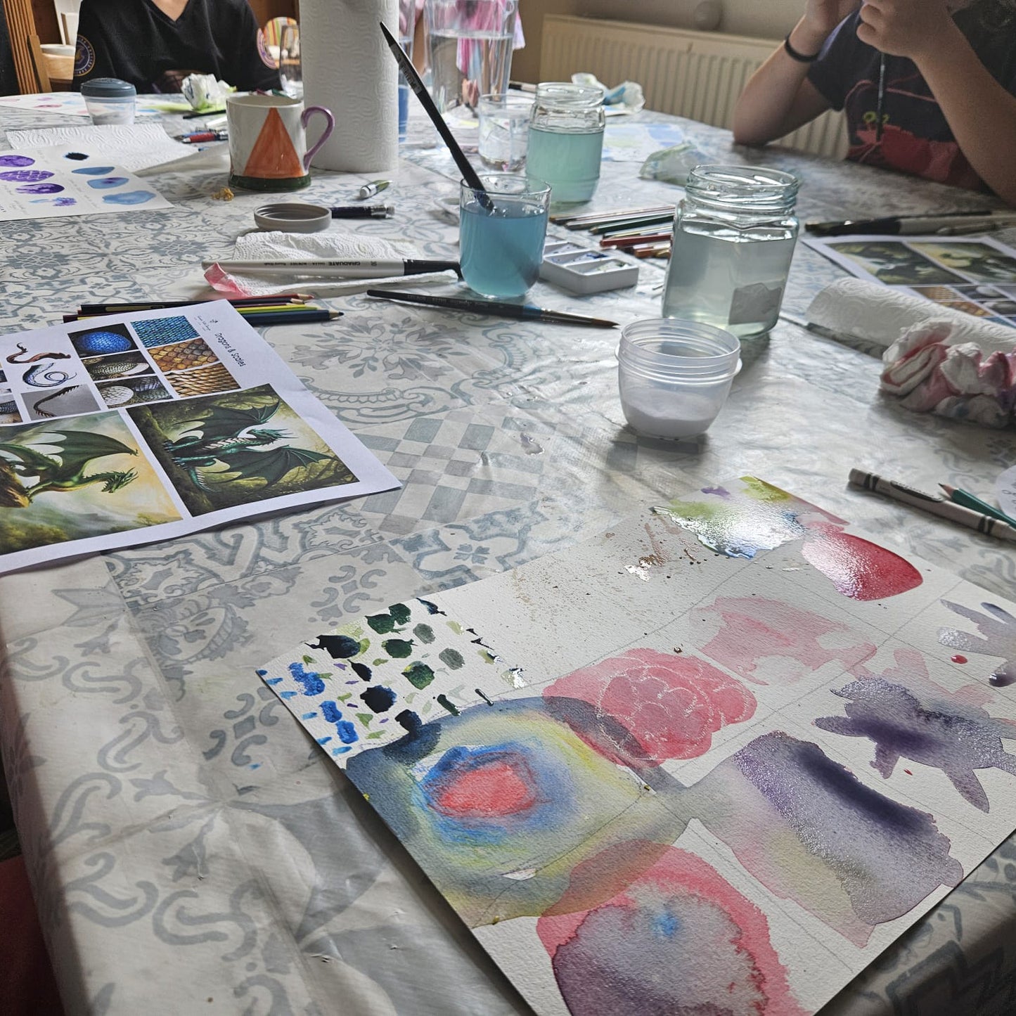 Watercolour Workshop - Father's Day Pennants