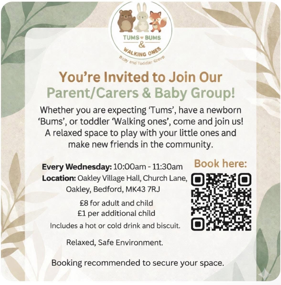 Print and paint at Tums, Bums and Walking ones