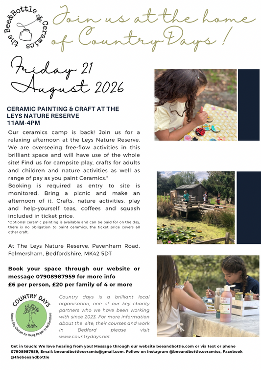 Ceramics Camp Booking